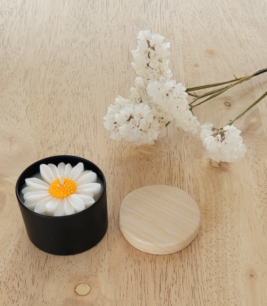 Bougie marguerite boîte 