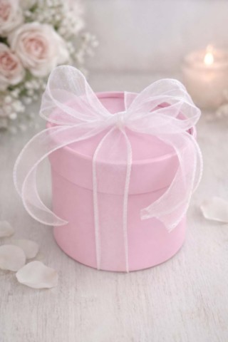 Boîte cadeau ronde