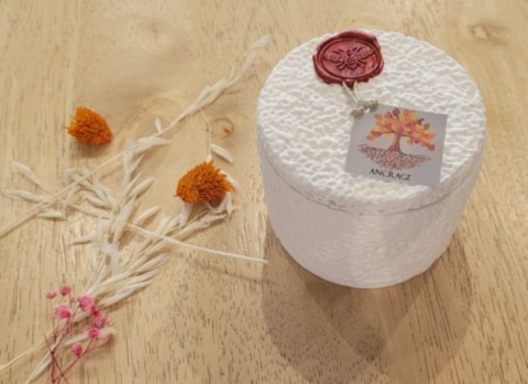 Bougie ancrage moule "crépi" fermé