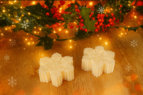 Bougie flocon de neige