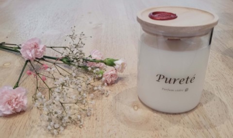 Bougie "Pureté" fermée