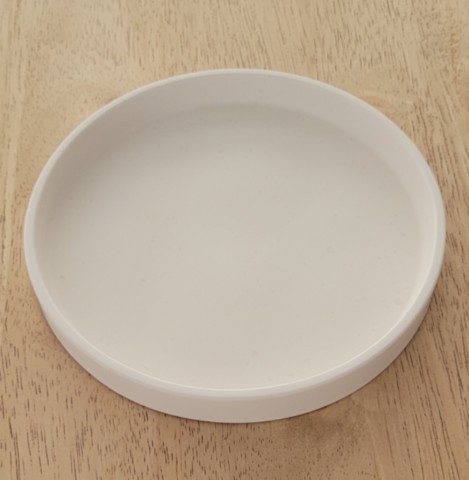 Support bougie blanc