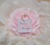 Bougie d'intention pivoine rose XL